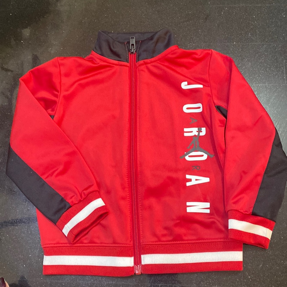 Air Jordan track suit.